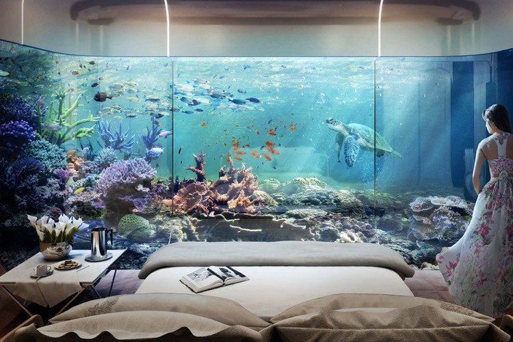 As casas flutuantes do Dubai