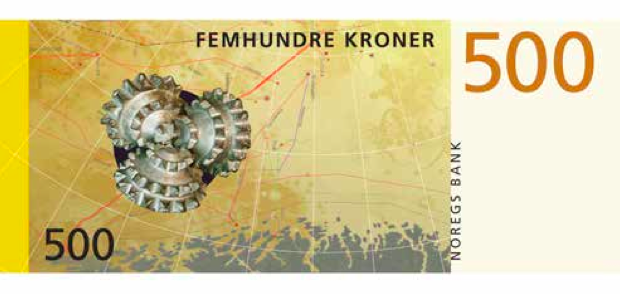 الأوراق النقدية من البنك النرويجي: التصميم البحري الجديد