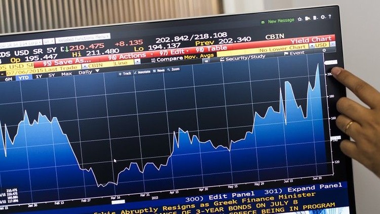 Juros da dívida soberana sobem, bolsa cai