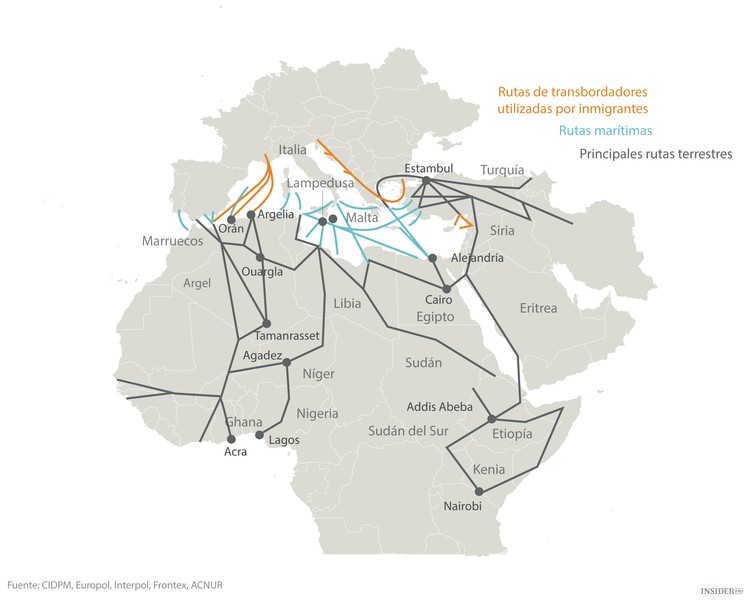 Las olas de migración que están barriendo el mundo