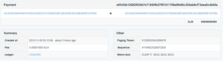 Stellar Failed To Fix the Bug: Almost 100 Billion XLM Transaction Detected