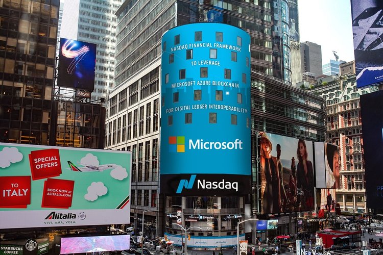 Nasdaq Integrates Microsoft Azure Blockchain