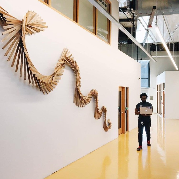 Le opere d'arte del campus di Facebook