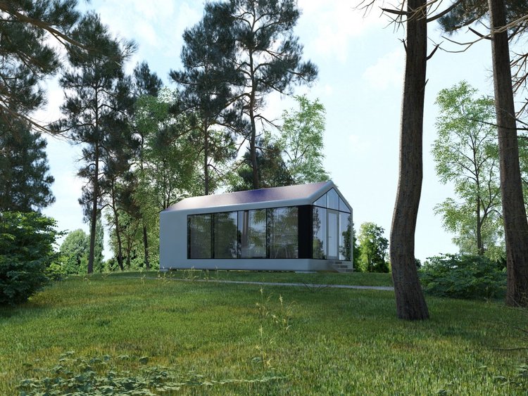 داخل البيت المطبوع على طابعة ثلاثية الأبعاد