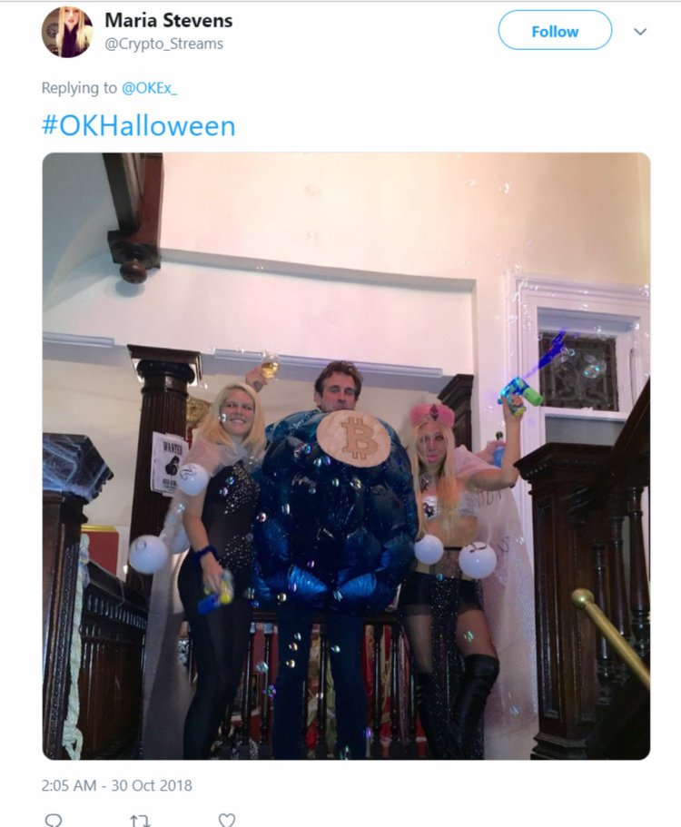 Internet All Out Celebrating Halloween & Bitcoin