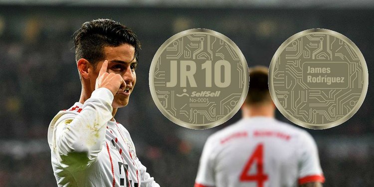James Rodríguez planea lanzar su propia criptomoneda