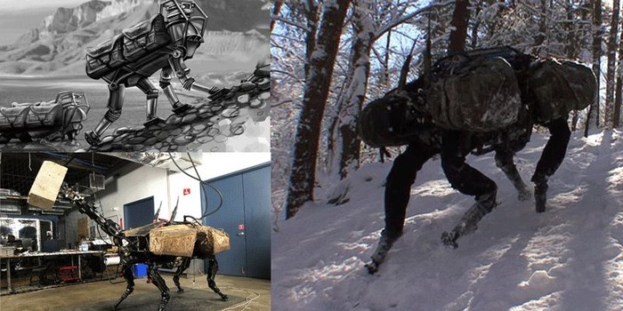  Boston Dynamics الروبوتات بأربعة أرجل