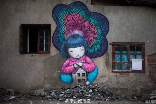 Arte em perigo nas ruas de Xangai