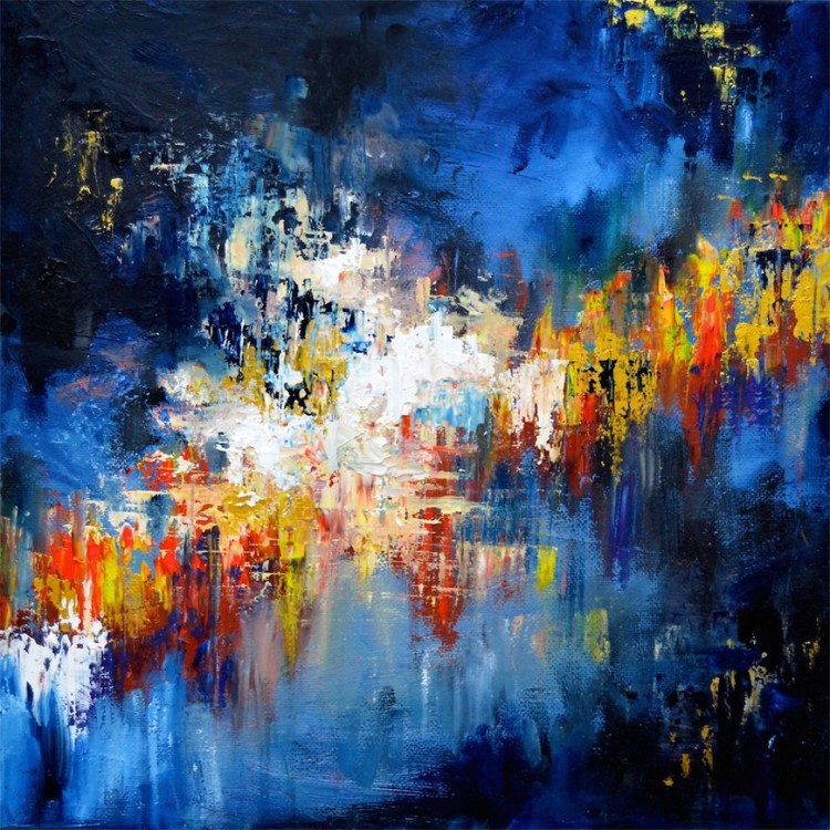 Uma artista que pinta música