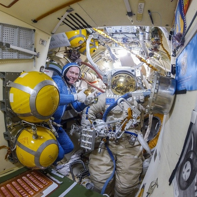 O Instagram de um astronauta