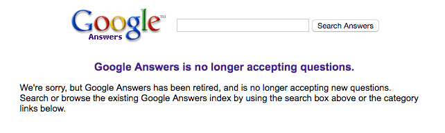18 proyectos de Google que han fracasado