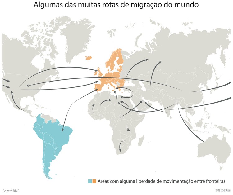 Os migrantes do mundo
