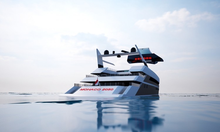 El yate que también es avión y helicóptero