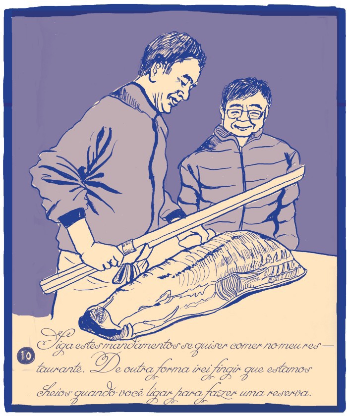 Os 10 mandamentos do sushi