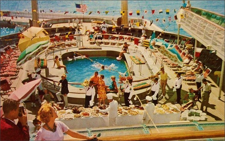 Fotografías vintage que muestran el glamour de los antiguos cruceros