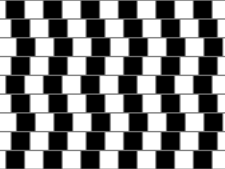 Vestido azul e preto e mais 16 ilusões óticas