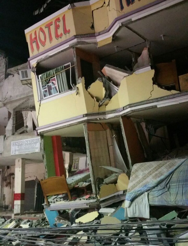 FOTOS: Terremoto en Ecuador