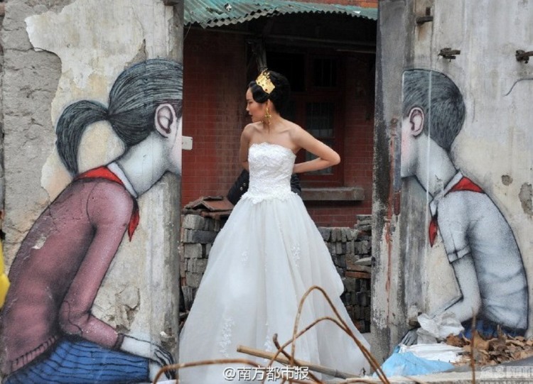 Arte em perigo nas ruas de Xangai