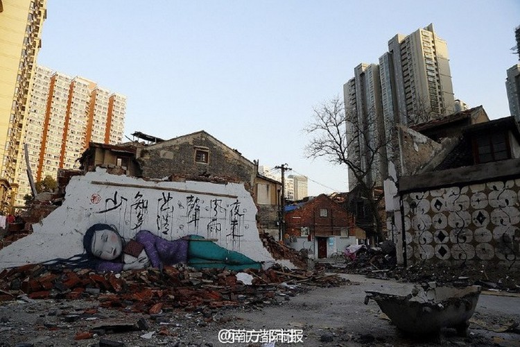 Arte em perigo nas ruas de Xangai