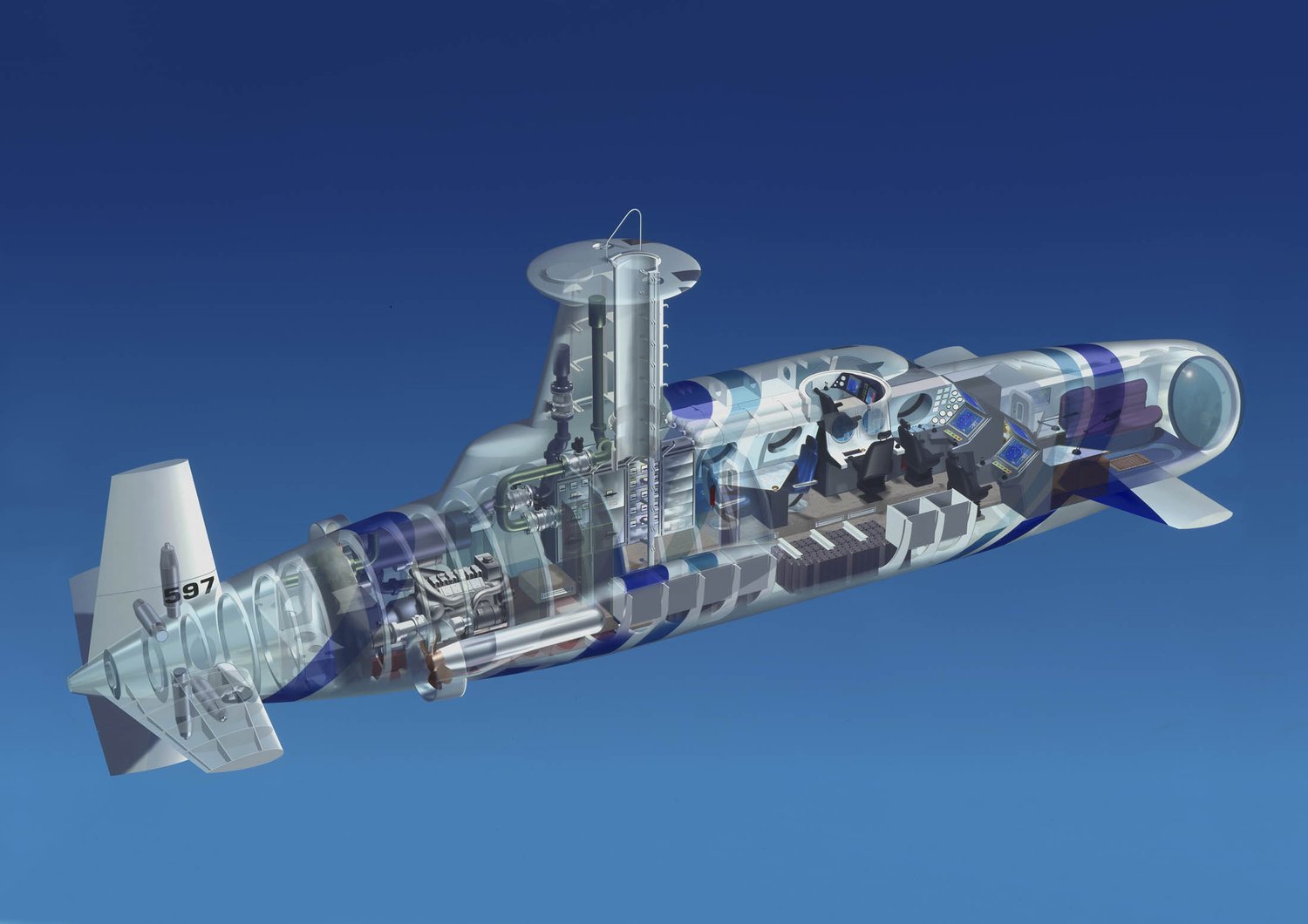 Inmersión total en el mundo del lujo: Un submarino por 2.300 millones $