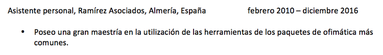 5 errores que debes evitar en tu currículum