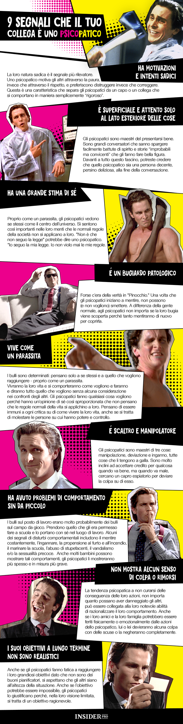 9 segnali che il tuo collega è uno psicopatico