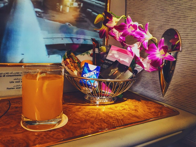 Fotografias: Voar na primeira classe da melhor companhia aérea do mundo