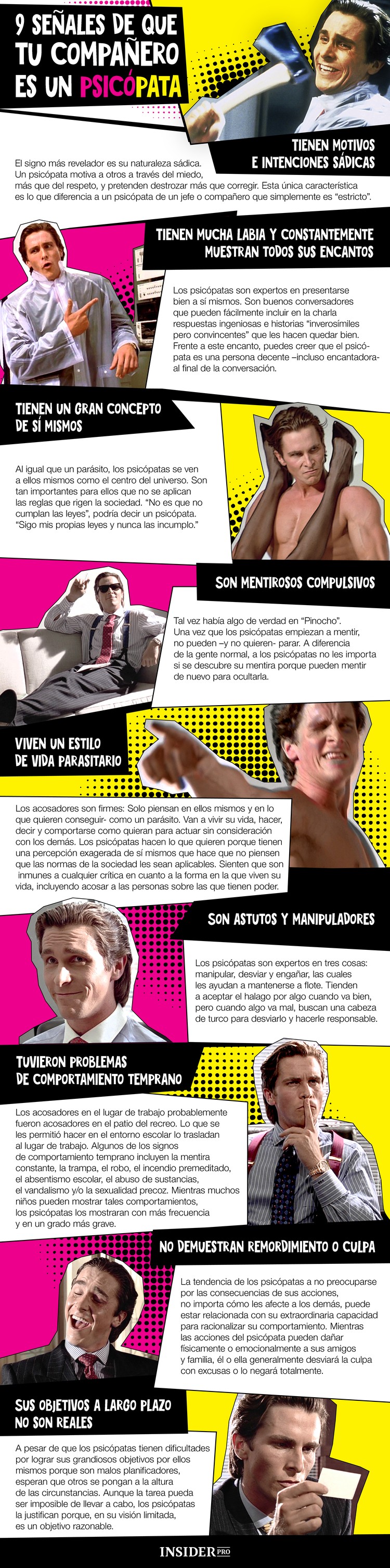 9 señales de que tu compañero es un psicópata