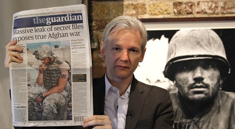 O caso de Assange, o fundador da WikiLeaks