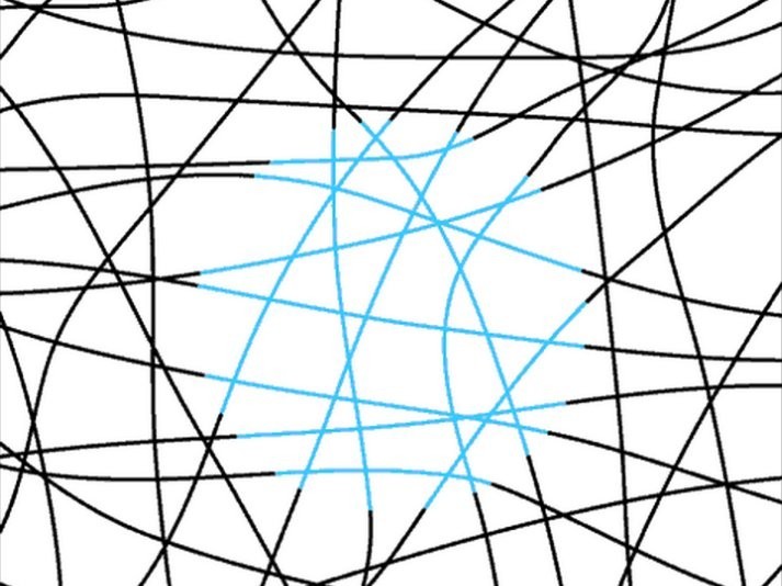 Vestido azul e preto e mais 16 ilusões óticas