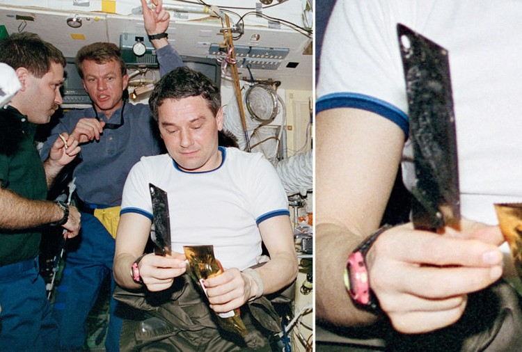 Las armas de los astronautas