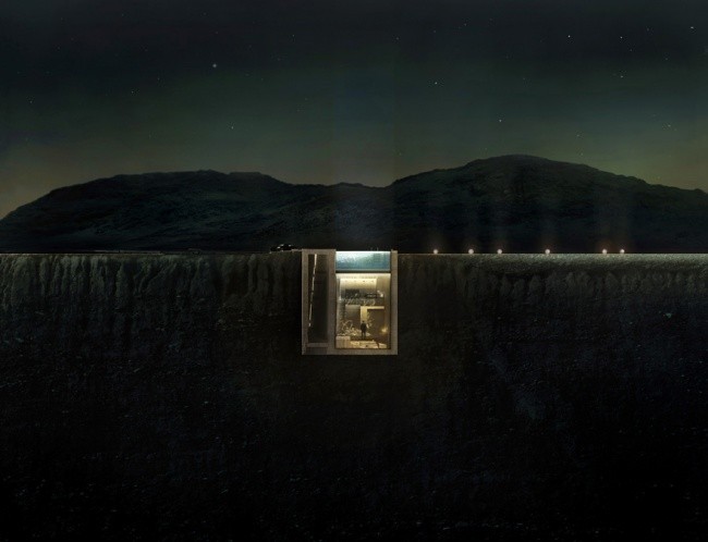 A mansão cravada na rocha