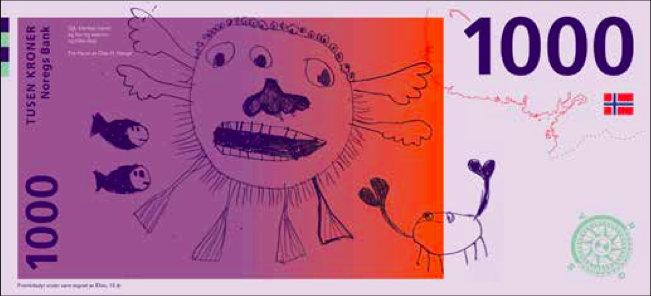 الأوراق النقدية من البنك النرويجي: التصميم البحري الجديد