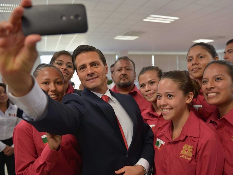 As selfies dos políticos