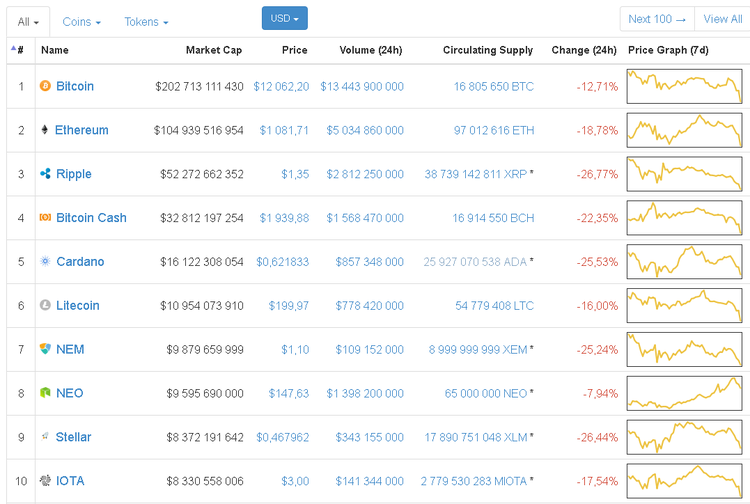 Bitcoin 30% Down From Record High in Mid-December