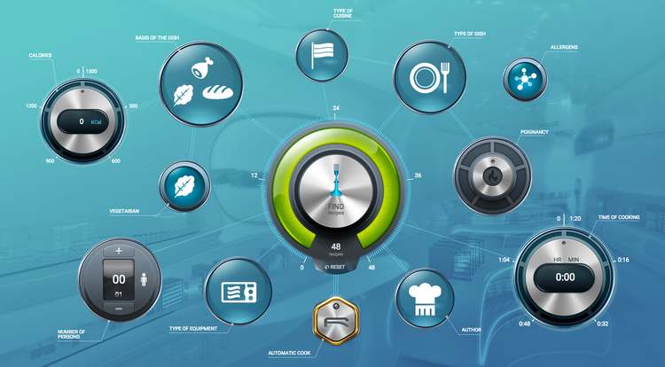 عشاء من الطباخ الآلي