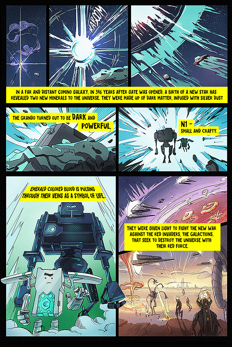 Comino Galaxy Adventure: a Brand New Comic Book from Comino's Creators
