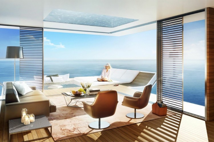 As casas flutuantes do Dubai