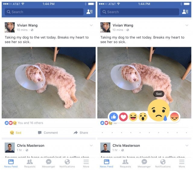 6 factos sobre os botões de reação do Facebook