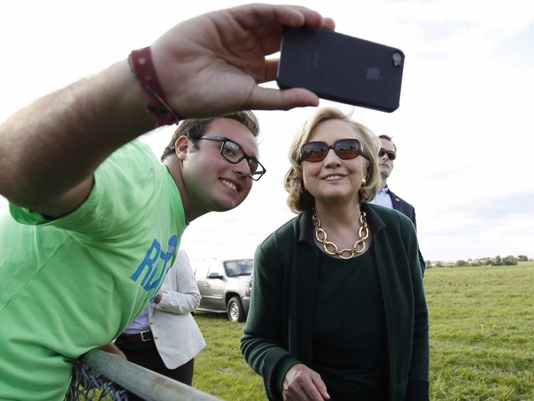 As selfies dos políticos