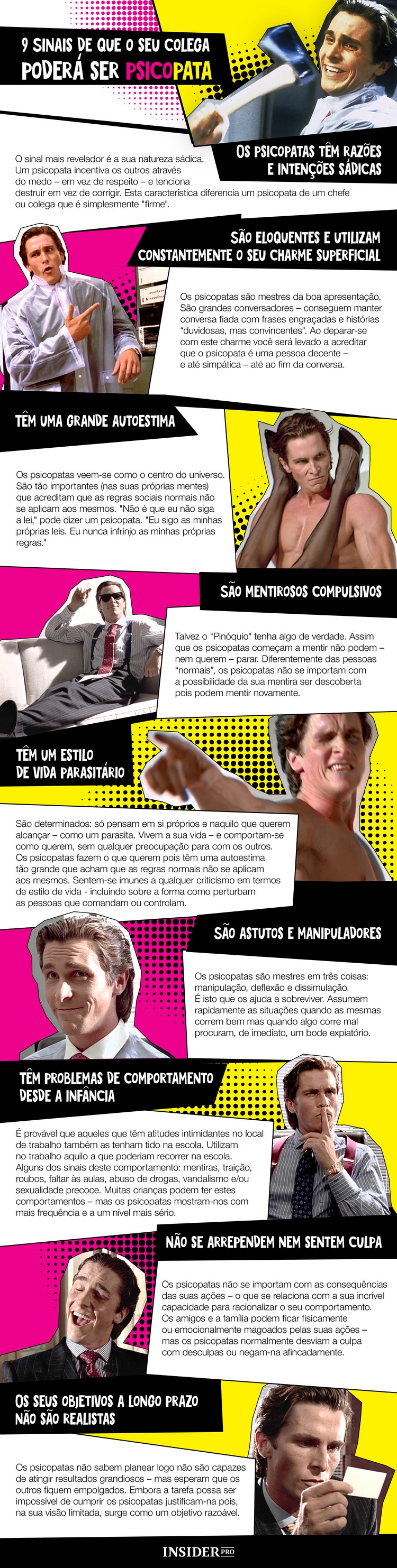 9 Sinais de que o seu colega poderá ser psicopata