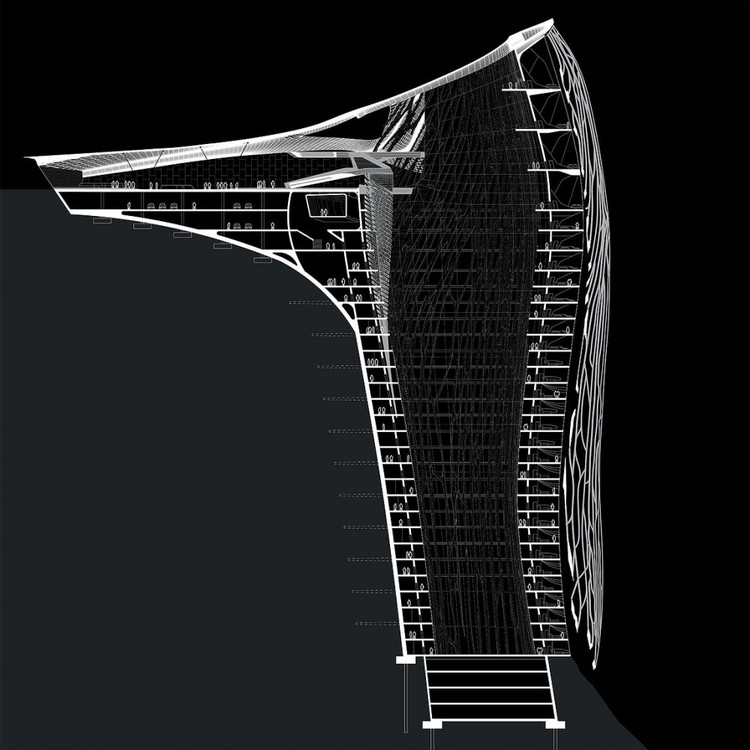 Um projeto fantástico de hotel nos Alpes