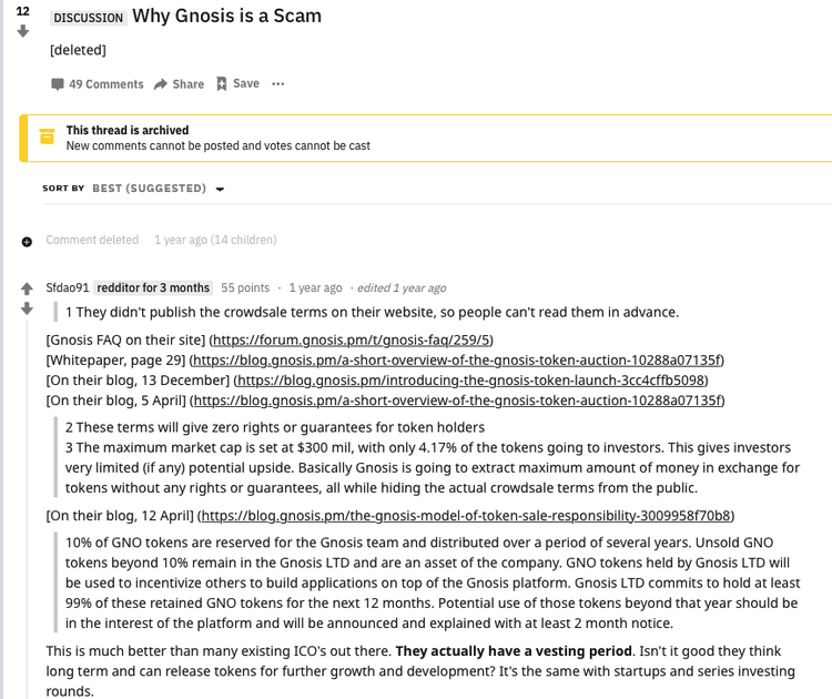 Gnosis: 'Cleverest' ICO Ever