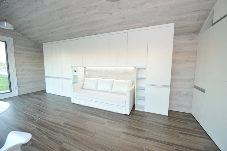 داخل البيت المطبوع على طابعة ثلاثية الأبعاد