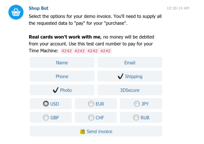 Los pagos y los mensajes de vídeo llegan a Telegram