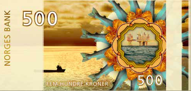 الأوراق النقدية من البنك النرويجي: التصميم البحري الجديد