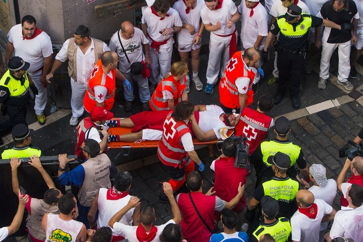 No se quede atrapado debajo de un toro