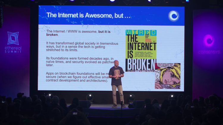 Internet está roto. Pero el blockchain lo arreglará