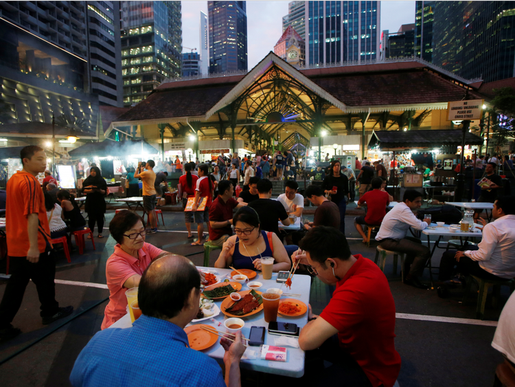 FOTOS: ¿Por qué consideran a Singapur la capital de la comida callejera?