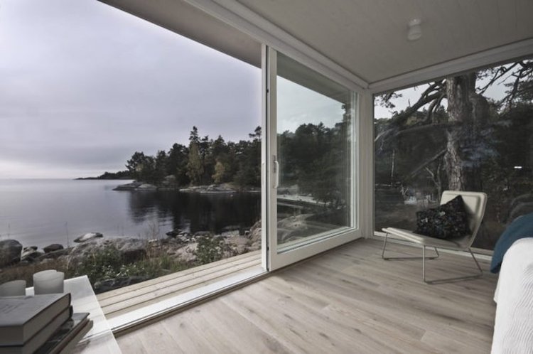 داخل البيت المطبوع على طابعة ثلاثية الأبعاد